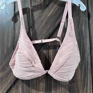 Zaful Blush Ribbed Bralette